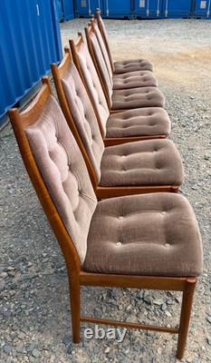 6 Teak Mcintosh Dining Chairs Mid Century Retro Vintage 1970s FREE Delivery