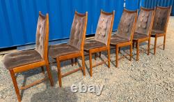 6 Teak Mcintosh Dining Chairs Mid Century Retro Vintage 1970s FREE Delivery