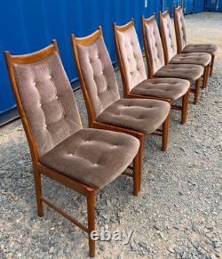 6 Teak Mcintosh Dining Chairs Mid Century Retro Vintage 1970s FREE Delivery