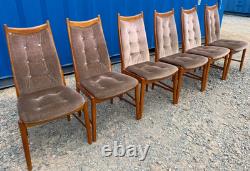 6 Teak Mcintosh Dining Chairs Mid Century Retro Vintage 1970s FREE Delivery