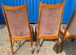 6 Teak Mcintosh Dining Chairs Mid Century Retro Vintage 1970s FREE Delivery