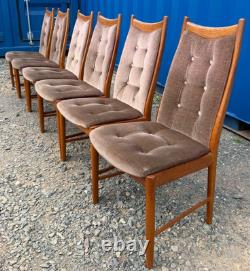 6 Teak Mcintosh Dining Chairs Mid Century Retro Vintage 1970s FREE Delivery