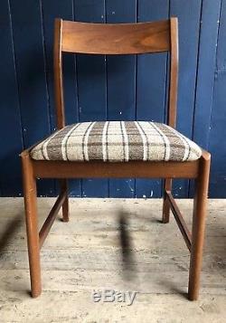 6 Teak Retro Mid Century Dining Kitchen Chairs Possibly Danish DELIVERY