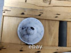 6 Vintage Retro Antique French Kitchen Nesting Enamel Cannisters Metal Art Decor