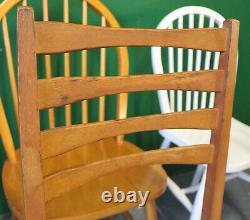 6 x Mixed Retro Dining Chairs, Vintage, Kitchen, Wood, Mid Century, Eclectic