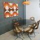 70s Chromcraft Dining Table & 6 Swivel Perspex Chairs Vintage Retro Steel Smoked