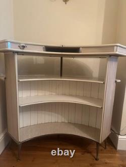 70s semi circular vintage cocktail bar