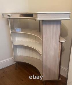 70s semi circular vintage cocktail bar