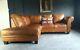 78. Chesterfield Vintage Tan 3 Seater Leather Club Corner Sofa Suite