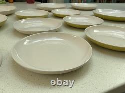 7 x Rare Large Raised Stem Dinner Plates & 6 x Side Plates SEE MY OTHERS
