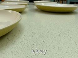 7 x Rare Large Raised Stem Dinner Plates & 6 x Side Plates SEE MY OTHERS