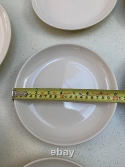 7 x Rare Large Raised Stem Dinner Plates & 6 x Side Plates SEE MY OTHERS