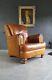 806. Chesterfield Vintage Club Leather Tan Armchair Courier Available