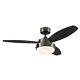 Alloy 42 Westinghouse Black Ceiling Fan With Light
