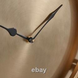 Antique Brass Round Wall Clock Vintage Wall Mounted Clock Kitchen Living Room