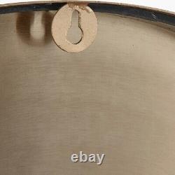 Antique Brass Round Wall Clock Vintage Wall Mounted Clock Kitchen Living Room