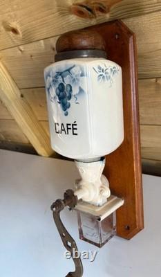 Antique Coffee Grinder mill kitchen Kaffeemühle malino retro country vintage old