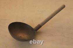 Antique Copper Ladle Showa Vintage Retro Kitchen Decor