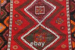 Antique Geometric Caucasian Kazak Russian Oriental Wool Rug Tribal Carpet 5'x8