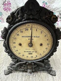 Antique Salter Kitchen Scales Household Scale No. 49 VINTAGE RETRO CAST IRON