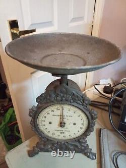 Antique Salter Kitchen Scales Household Scale No. 49 VINTAGE RETRO CAST IRON