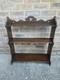 Antique Victorian Arts And Crafts Solid Wood Spice Rack Shelves Wall Unit