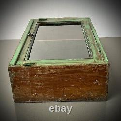 Antique Vintage Indian Cabinet. Art Deco. Display / Bathroom / Kitchen. Jade