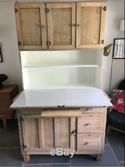 Antique Vintage Oak Kitchen Cupboard Cabinet Larder Housekeeper Easiwork 1920s