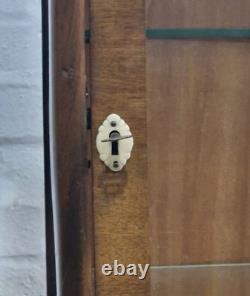 Antique Vintage Walnut single door display cabinet