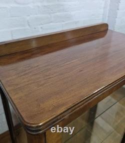 Antique Vintage Walnut single door display cabinet