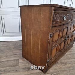 Antique Wooden Jacobean Dresser Sideboard Court Cupboard Buffet Cabinet Base