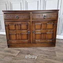 Antique Wooden Jacobean Dresser Sideboard Court Cupboard Buffet Cabinet Base