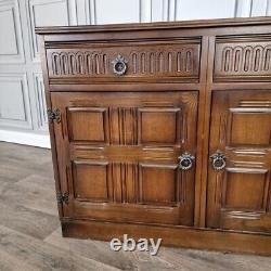 Antique Wooden Jacobean Dresser Sideboard Court Cupboard Buffet Cabinet Base