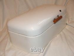 Antique kitchen bin cheese bin ham enamel container Vintage kitchenware VERYRARE
