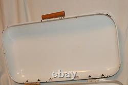 Antique kitchen bin cheese bin ham enamel container Vintage kitchenware VERYRARE