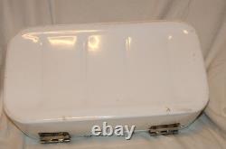 Antique kitchen bin cheese bin ham enamel container Vintage kitchenware VERYRARE
