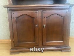 Antique kitchen lander cupboard mahogany dresser display cabinet glass bookcase