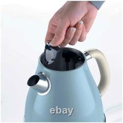Ariete Vintage Blue 1.7L Kettle & 4-Slice Toaster Combo Retro Kitchen Set