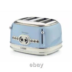 Ariete Vintage Blue Kettle Toaster & 20L Microwave Retro Kitchen Appliance Set