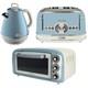 Ariete Vintage Kettle, Toaster & Mini Oven Blue Retro Kitchen Bundle Uk