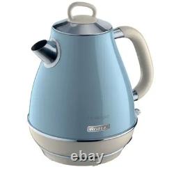 Ariete Vintage Kettle, Toaster & Mini Oven Blue Retro Kitchen Bundle UK