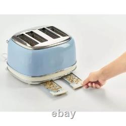 Ariete Vintage Kettle, Toaster & Mini Oven Blue Retro Kitchen Bundle UK