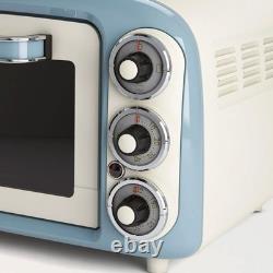 Ariete Vintage Kettle, Toaster & Mini Oven Blue Retro Kitchen Bundle UK