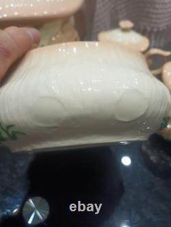 Arnels Giant Cream mushroom Set 13 Piece's Carousel Tea Pot