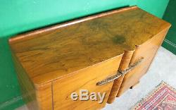 Art Deco Sideboard, Cabinet, Walnut, Vintage, Lounge, Kitchen, Bedroom