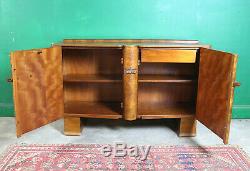 Art Deco Sideboard, Cabinet, Walnut, Vintage, Lounge, Kitchen, Bedroom