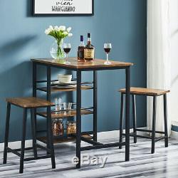 Artiss 2/4x Bar Table Stools Dining Sets Vintage Barstools Kitchen Chairs Coffee