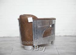Aviator Atomic Vintage Chair Armchair Tub Rocket Retro Industrial