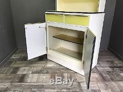 Awesome Retro Kitchen Larder With Extending Table Vintage Cupboard Cabinet