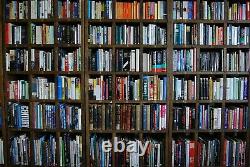 BOOKCASE varied shelf height x1 home office library reclaimed wood booklovers
